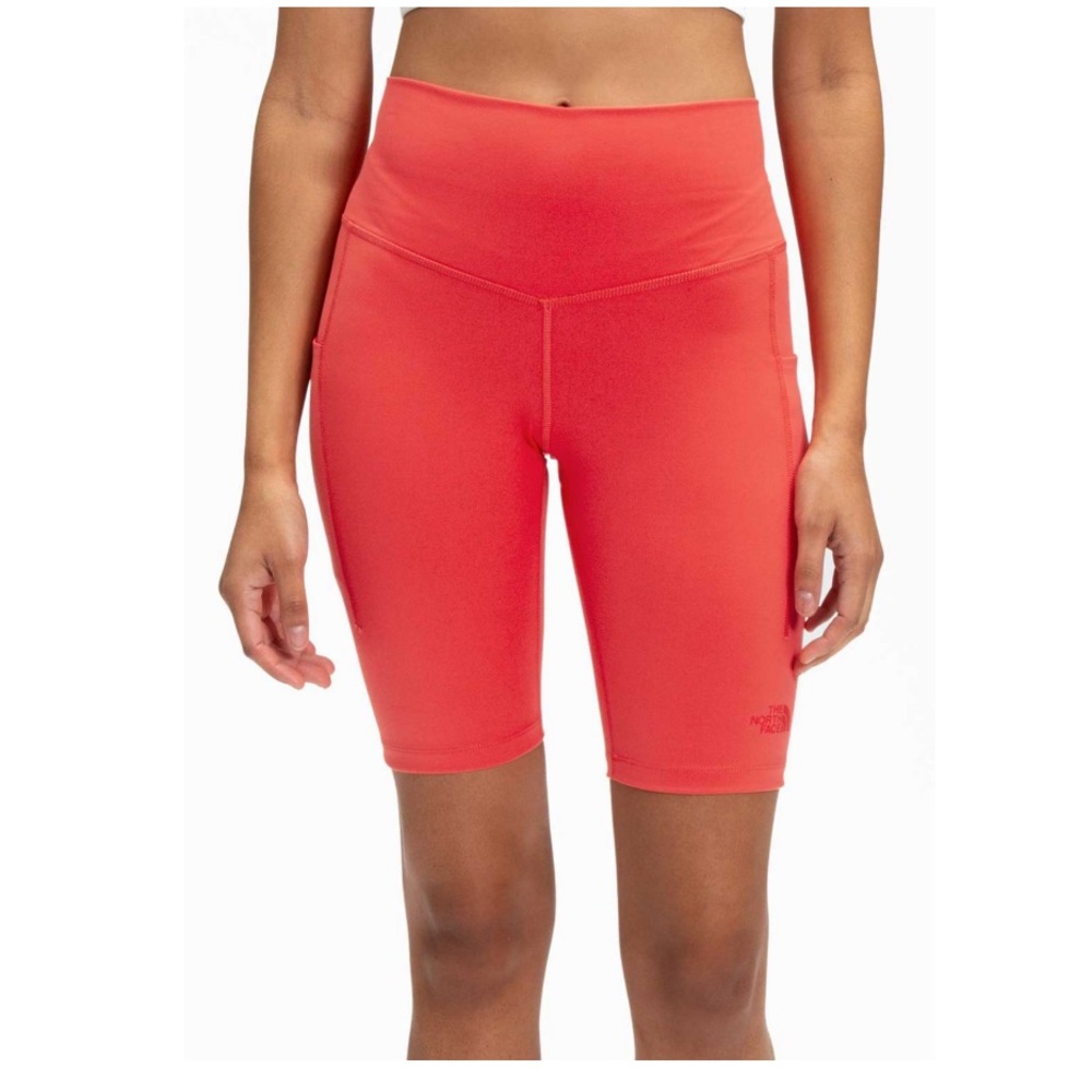 Womens The North Face Motivation Pocket 9in Shorts Pink Bike